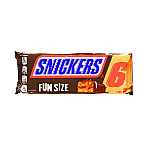 image of Chocolate Snickers Fun Size 6unid