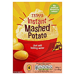 image of Tesco Plain Instant Mash Potato 160G