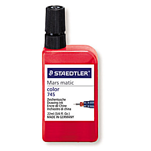 image of Tinta China Staedtler Bote 22ML Rojo