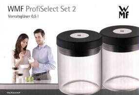 image of WMF Profi Select Set 2 Vorratsglser 0,5L