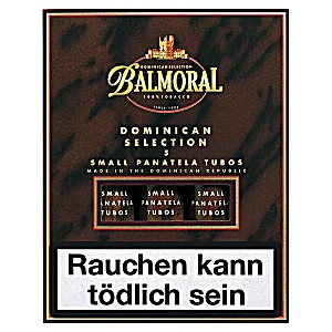image of Balmoral Dominican Selection Panatela Tubos