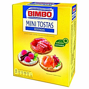 image of Mini Tostas Redondas Bimbo