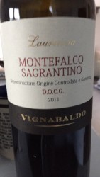 image of Vignabaldo Laurenzia Montefalco Sagrantino 2011
