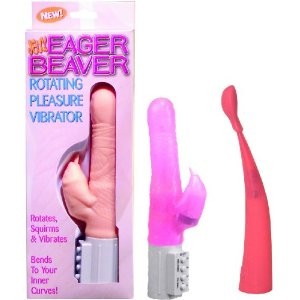 image of Pipedream Products Pink Jelly Eager Beaver Vibrator Adults Only Sex Toy Kit