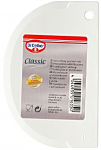 image of Dr. Oetker 1635 Teigschaberkarte 11,3 x 7,5 cm, Classic