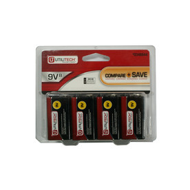 image of Utilitech 8-Pack 9V Alkaline Batteries