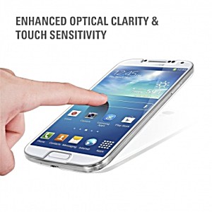 image of Seidio SPTSSGS4-CL Vitreo Screen Protector For Samsung Galaxy S4 - Retail Packaging - Crystal Clear