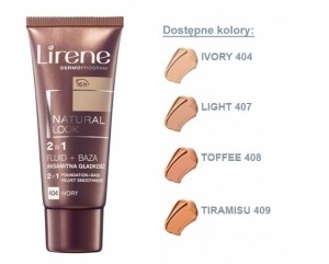 image of Lirene Natural Look Fluid+baza 2W1 408 Toffee