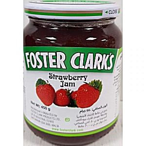 Foster clark's strawberry jam 12x 450g jar (5352101766701)