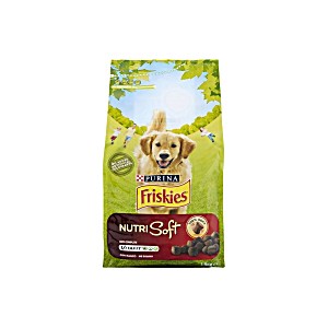 image of Purina Friskies Cane Secco Crocchette Vitafit Nutri Soft Con Manzo Sacco 1, 5 KG