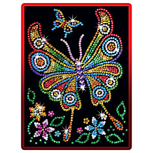 image of KSG 1209 - Junior Sequin Art Schmetterling