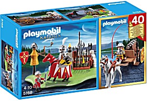 image of Playmobil 5168 - Jubilums-kompakt Set Ritterturnier Mit Kanonenwagen