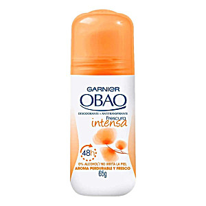 image of Garnier Obao Roll On Frescura Intensa Para Mujer 65 G