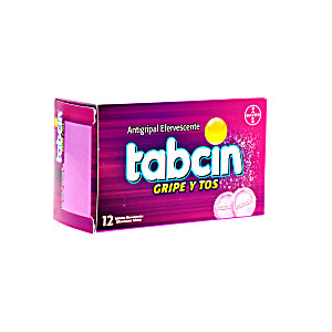 image of Tabcin Efervescente Gripe Y Tos 12 Tabl