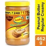 image of Sundrop Peanut Butter - Creamy, Rich In Protein, Spreads, 462 G Plastic Bottle