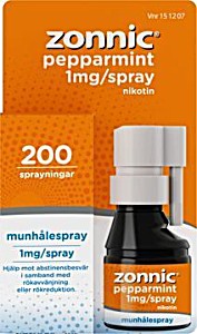 image of Zonnic Pepparmint, Munhlespray 1 MG / Spray 200 Dos (er)