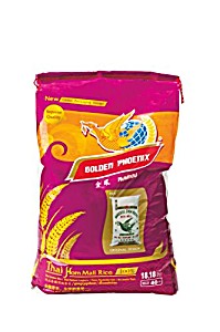 image of Golden Phoenix Langkorn Jasmin Reis: Thai Home Mali Rice 18,18kg Thailand