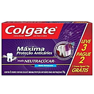 image of Colgate Pasta Dental Anticaries Menta Refrescante X 90 G