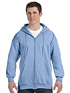 image of Hanes Mens Front Pocket Full-zip Hood
