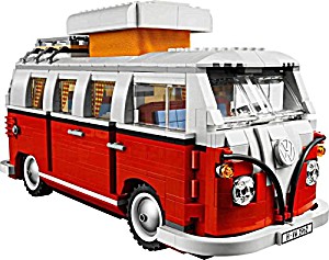 image of Lego 10220 - Volkswagen T1 Camper Van - Byggest