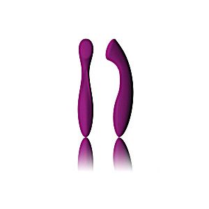 image of Lelo Ella Dual Ended Non Vibrating Personal Stimulator, Deep Rose