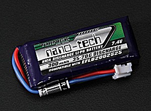 image of RC Turnigy Nano-tech 300mah 2S 35 70C Lipo Pack