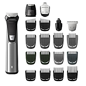 image of Philips Norelco Multigroom 7000 Face, Head, and Body Trimmer With 23 Attachment Grooming Turbo Powered Kit