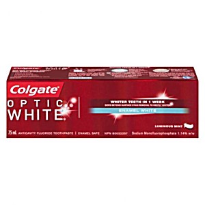 image of Colgate Dentifrice Optic White Menthe �tincelante 75 ML