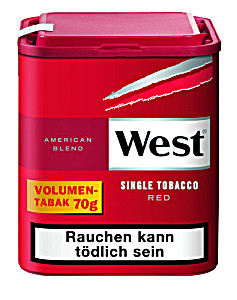 west tobacco Digit-Eyes UPC data: 4030400400212 UPC West Red American Blend Single  Tobacco Volumen Feinschnitt Tabak
