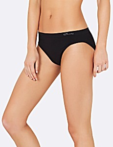 Boody Ecowear Women’S Classic Bikini Seamless Underwear Made From Natural Organic Bamboo Viscose – Soft Breathable Eco Fashion For Sensitive Skin - Black, Medium (9340447025244)
