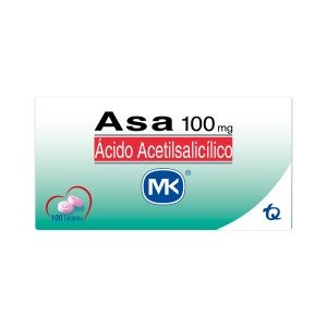 image of Asa MK 100MG Caja X 100 Tabletas