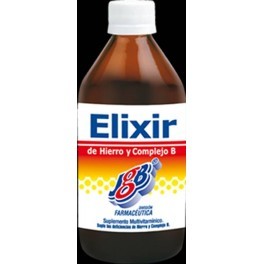 image of Elixir De Hierro Y Complejo B JGB Frasco Con 310 ML