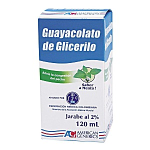image of Guayacolato De Glicerilo Jarabe Frasco x 120ML