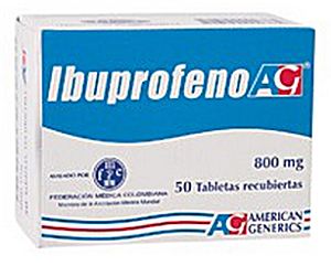 image of Ibuprofeno 800MG Tabletas Cajx50
