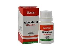 image of Albendazol 100MG / 5ML Susp x 20ML Genfar