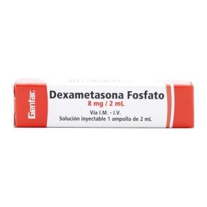 image of Dexametasona 8 MG 2 ML Ampollas Genfar