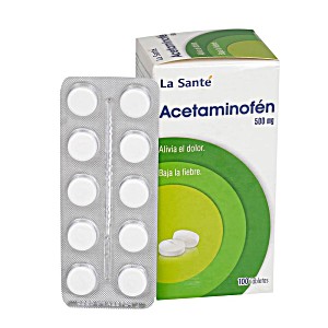 image of Acetaminofen 500MG Caja X 100 Tab La Sante