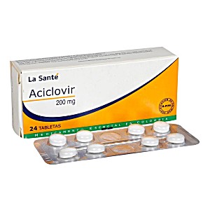 image of Aciclovir 200MG Caja x 24 Tabletas La Sante
