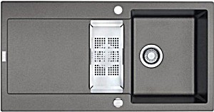 image of Franke Maris MRG 651 fragranite Sink Rotary Kitchen Sink Stone Grey