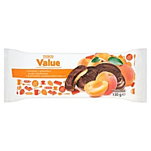 image of Tesco Value Jaffa Cakes Apricot 130 G