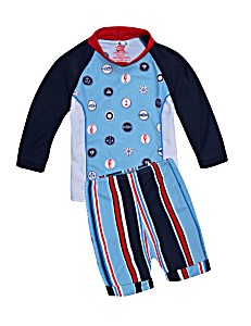 image of Boys Upf50+ Maritime Baby Sunset LS
