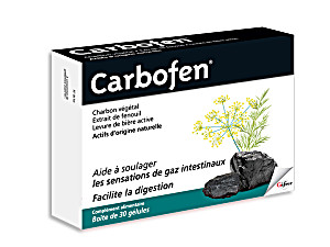image of Gifrer Carbofen Gaz Intestinaux / Digestion 30 Gelules (digestion)