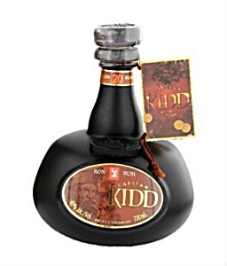 image of Arehucas Capitan Kidd 20 Years Boxed Bottle