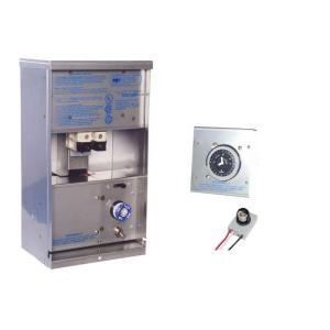 image of Nightscaping Powercenter Transform With Analalog Timer And Photocell Stainless Steel Finish T250SSAP