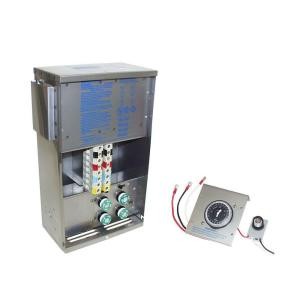 image of Nightscaping Powercenter Transformer With Analog Timer And Photocell Stainless Steel Finish T1000SSAP