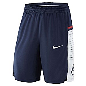 image of Uconn Huskies Nike On Court Basketball Shorts - Navy