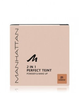 image of Manhattan Perfect Teint Powder & Make Up Kompakt Foundation NR. 15 - Porcelain