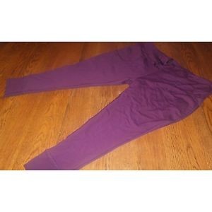 image of 2X Womens Mta Sport Athletic Capri Pants Running Track Gym Burgundy Plus