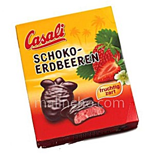 Суфле manner casali клубничное в шоколадной глазури 150г*10, австрия (9000332812310)