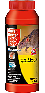 image of Bayer 79538278 Garten Ratten Und Muse Portionskder, 250 g (25X 10 G)